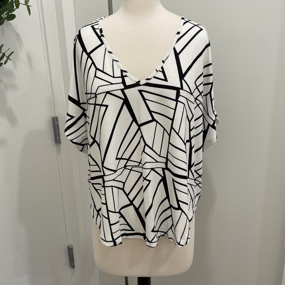 Ava Sky Tops - Ava Sky Top, Small, "White Paradigm"